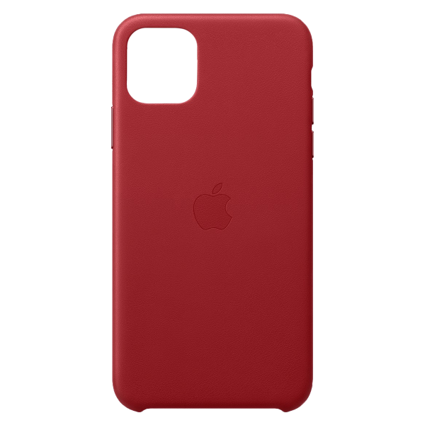 iPhone 11 Pro Max Leather Case - Rot