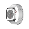 Refurbished Apple Watch Serie 8 | 41mm | Stainless Steel Silber | Silbernes Gliederarmband | GPS | WiFi + 4G