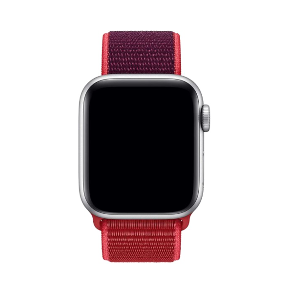 Apple Watch 38/40 mm Nylon Sport Loop Horlogeband Rot