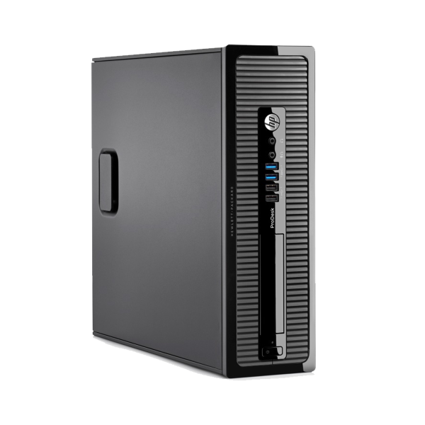 HP ProDesk 400 G1 SFF | 4. Generation i3 | 128-GB-SSD | 4GB RAM | DVD