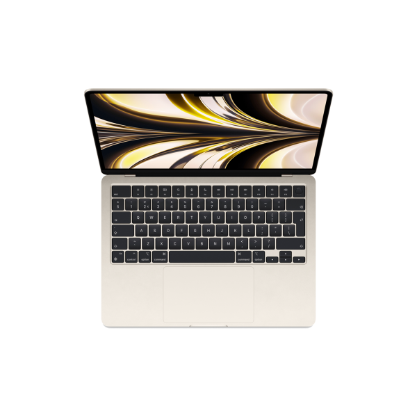 MacBook Air 13 Zoll | Apple M2 8-core | 256 GB SSD | 8 GB RAM | Starlight Weiß (2022) | 8-core GPU | Qwerty