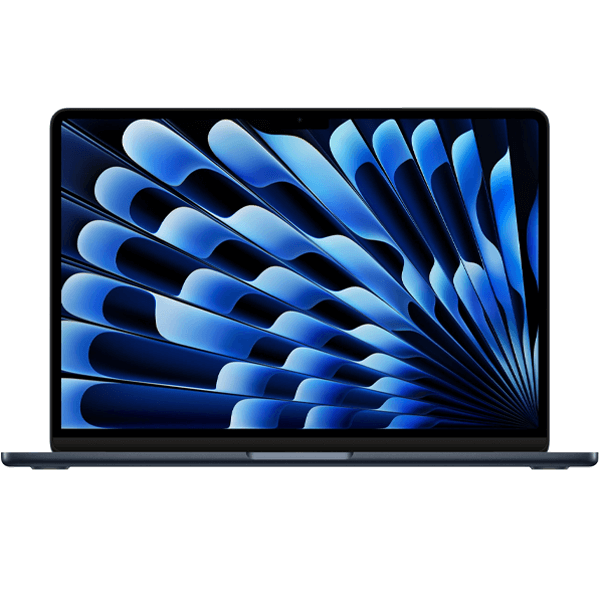 MacBook Air 13 Zoll | Apple M3 8-core | 256 GB SSD | 16 GB RAM | Mitternacht (2024) | 10-core GPU | Qwerty