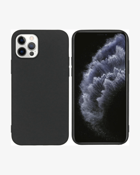 Silikon Backcover für das iPhone 12 | Schwarz