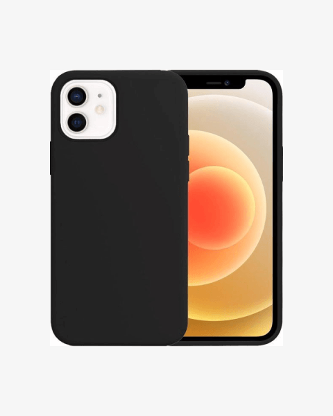 Silikon Backcover für das iPhone 12 Mini | Schwarz