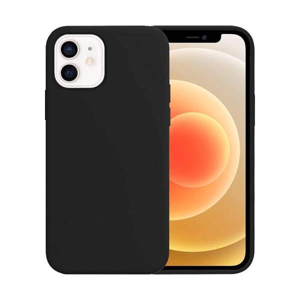 Silikon Backcover für das iPhone 12 Mini | Schwarz