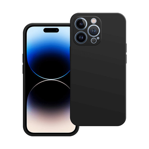 Silikon Backcover für das iPhone 13 Pro Max | Schwarz