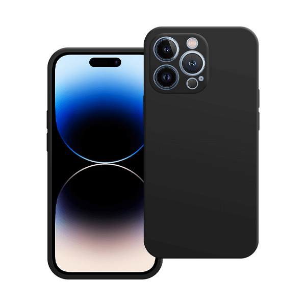 Silikon Backcover für das iPhone 14 Pro | Schwarz