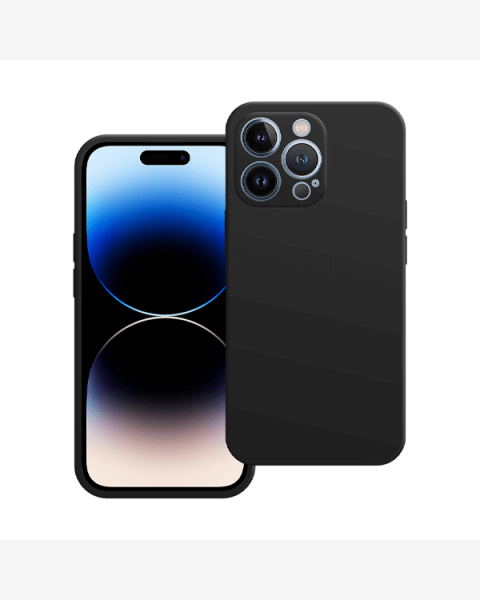 Silikon Backcover für das iPhone 14 Pro Max | Schwarz