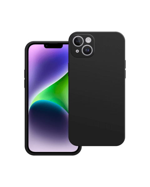 Silikon Backcover für das iPhone 15 | Schwarz