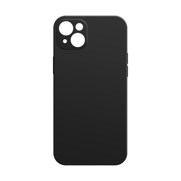 Silikon Backcover für das iPhone 15 Plus | Schwarz