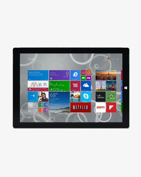 Refurbished Microsoft Surface Pro 3 | 12 Zoll | 8. Generation x7 | 64GB SSD | 4GB RAM | Virtuelle Tastatur | Ohne Stift