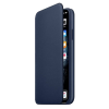 iPhone 11 Pro Max Leather Folio - Dunkelblau